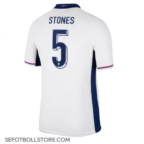 England John Stones #5 Replika Hemmatröja EM 2024 Kortärmad